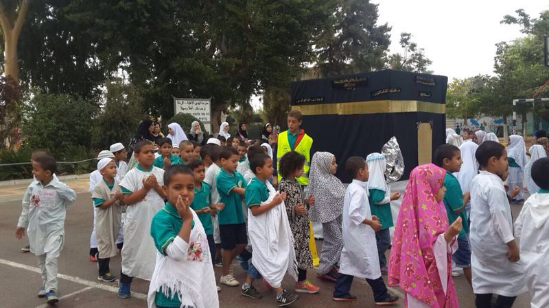  بالصور: مدرسة الهدى في الرملة تحتفل بعيد الأضحى المبارك 